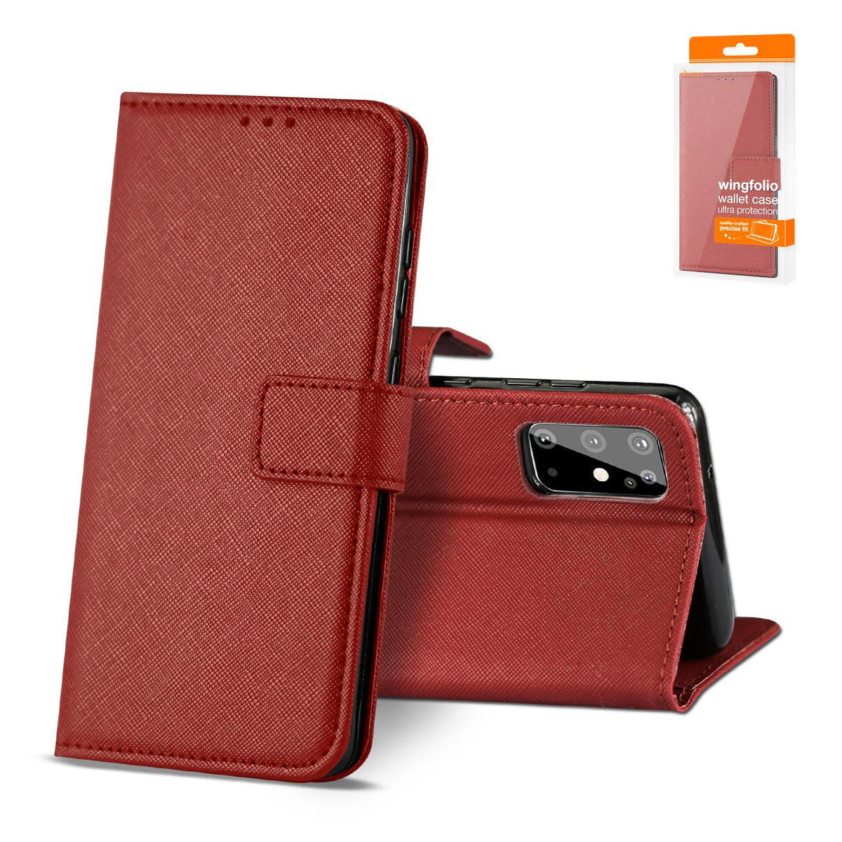 Reiko samsung Galaxy S11 E 3-in-1 Wallet Case In red