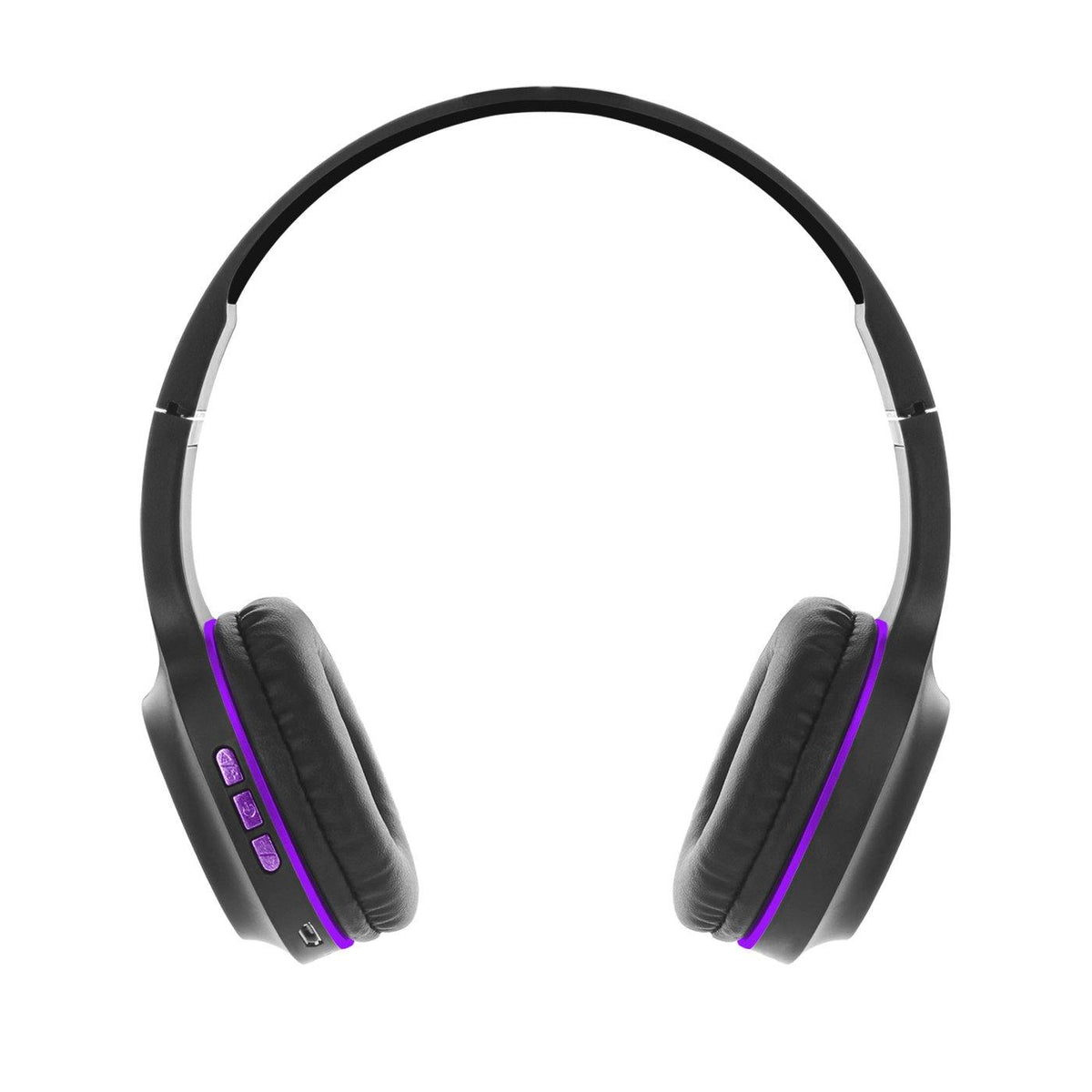 Reiko Sentry Industries Bt105: Bluetooth Wireless Headphone With Mic Purple  –