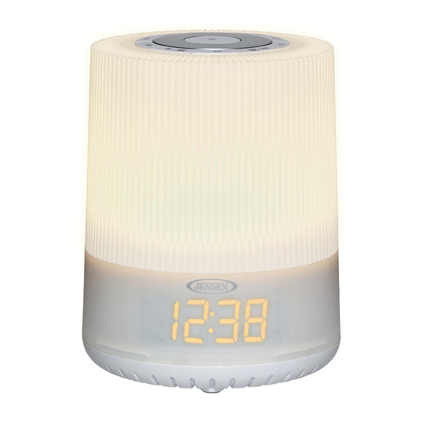 JCR-360 Mood Lamp FM Digital Dual-Alarm Clock Radio with Nature Sounds – 