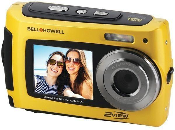 BELL+HOWELL 2VIEW18-Y 2VIEW18 Dual-Screen Waterproof HD Camera (Yellow) – 