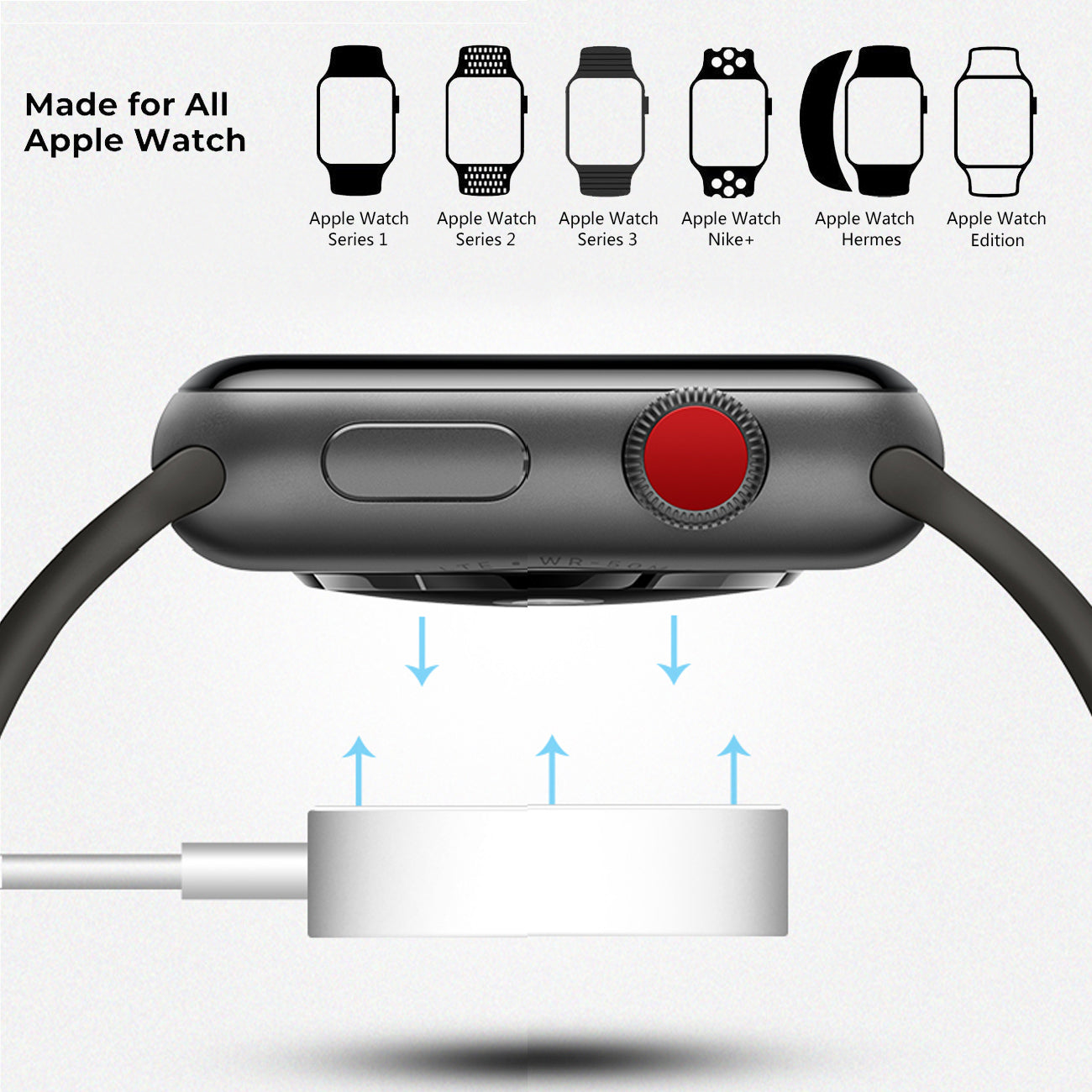 Apple watch series top 3 nike charger