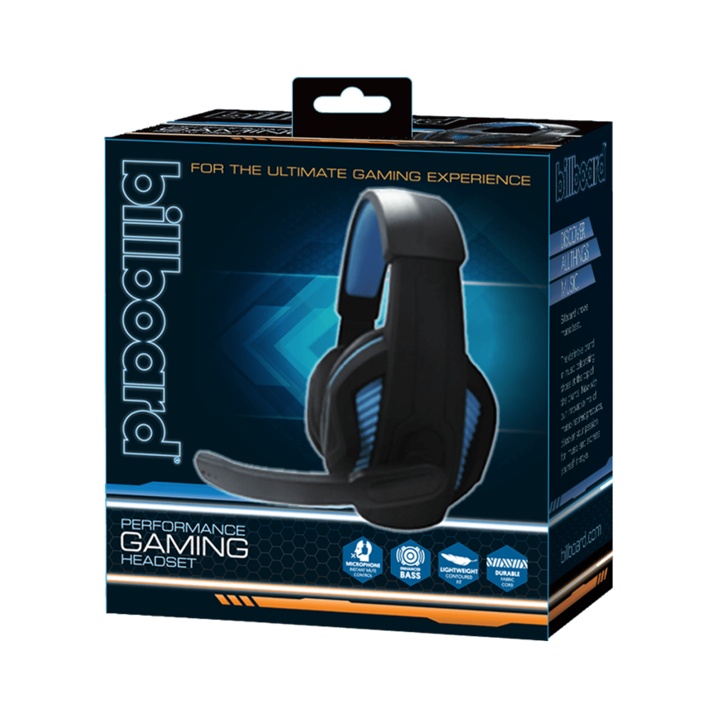 Reiko Billboard Gaming Earbuds Headset Black blue mobileiGo