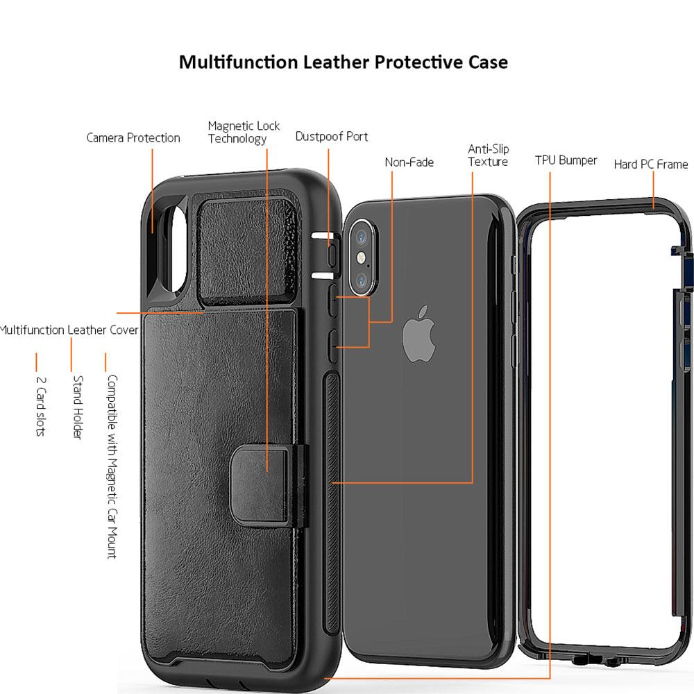  Case-Mate - Iphone XS Max Folio Case - Leather Wallet Folio -  Iphone 6.5 - Black Leather : Cell Phones & Accessories