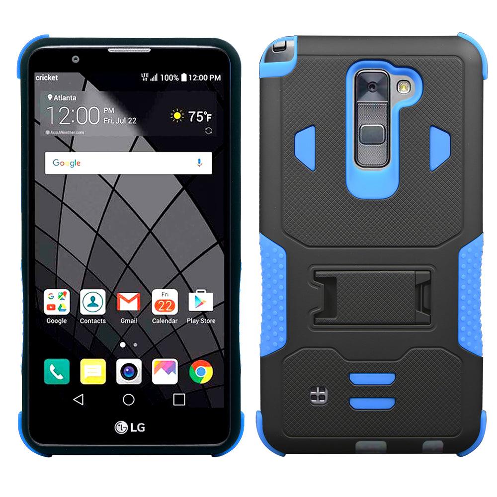 LG G Stylo 2 Stylus 2 LS775 Impact Silicone Case Dual Layer