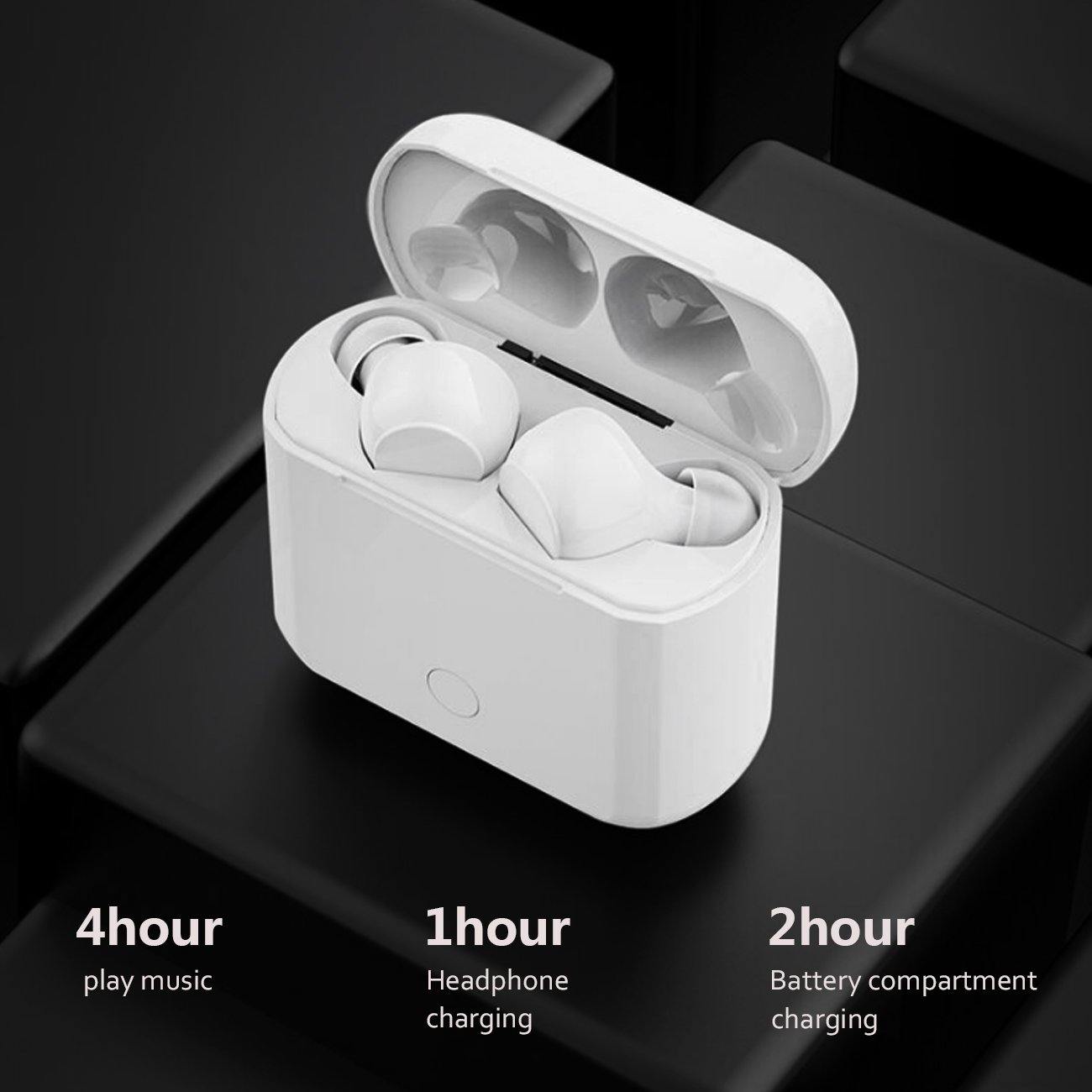 Reiko A12 tws Real Stereo Wireless Earbuds Headset In White