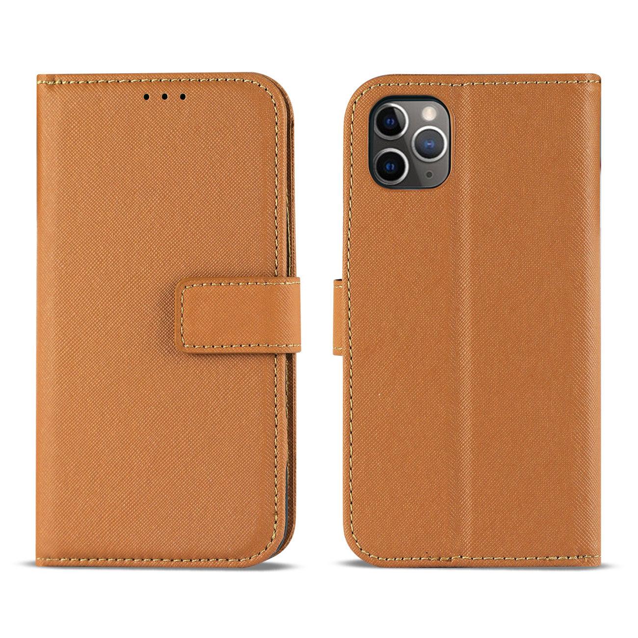 Genuine Leather Wallet Case For Apple iPhone 11 Pro Max Cover