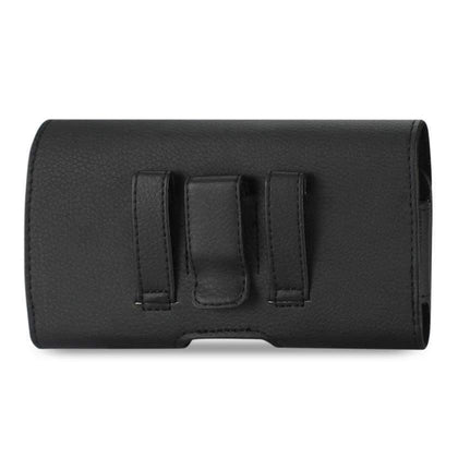 Reiko Vertical Two Way Heavy Duty Phone Pouch With Buckle Clip And Card  Holder 6.62x3.46x0.68 Inches (Black) –