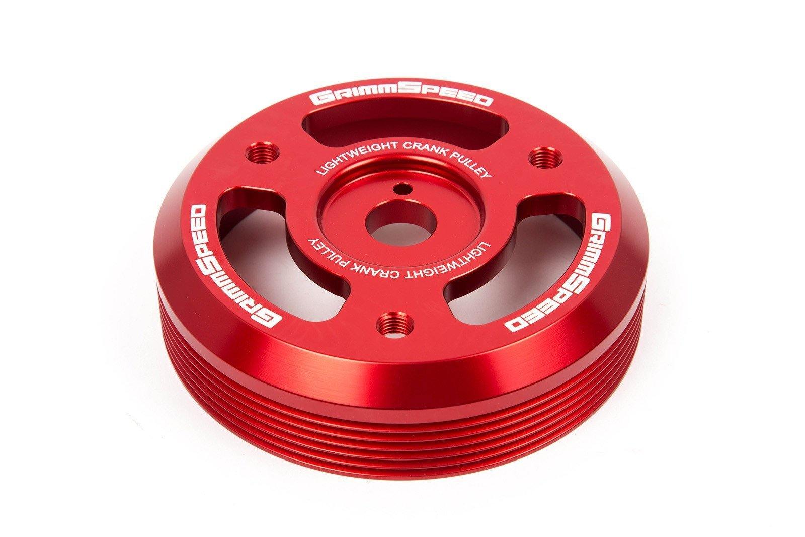 Scion/Subaru Lightweight Crank Pulley Red by Grimmspeed (095024) – 